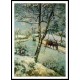 Winter at Montfoucault 1875 01, A New Print Of a Camille Pissaro Painting