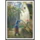 Woman Empting the Hand Cart 1880, A New Print Of a Camille Pissaro Painting