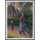 Woman with a Wheelbarrow 1892, A New Print Of a Camille Pissaro Painting