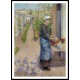 Young Woman Washing Plates 1882, A New Print Of a Camille Pissaro Painting