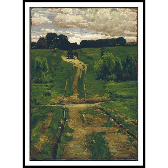 A Back Road 1884, A New Print Of a Frederick Childe Hassam Painting