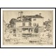 A Portsmouth Mansion 1916, A New Print Of a Frederick Childe Hassam Painting