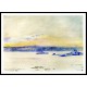 Afterglow Gloucester Harbor (aka Ten Pound Island LIght) 1890, A New Print Of a Frederick Childe Hassam Painting