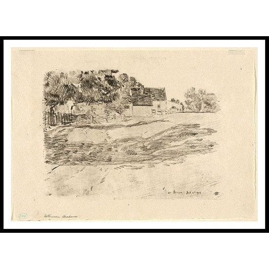 Afternoon Shadows 1918, A New Print Of a Frederick Childe Hassam Painting