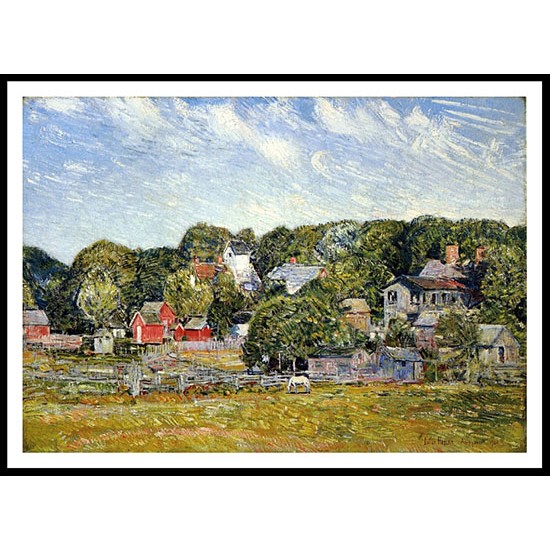 Amagansett Long Island New York 1920, A New Print Of a Frederick Childe Hassam Painting