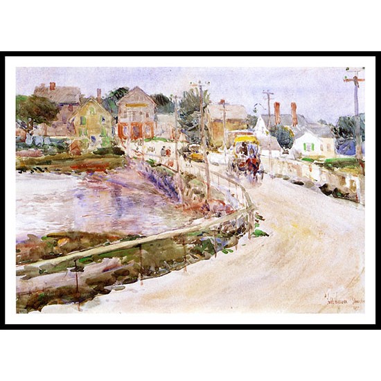 At Gloucester 1890, A New Print Of a Frederick Childe Hassam Painting