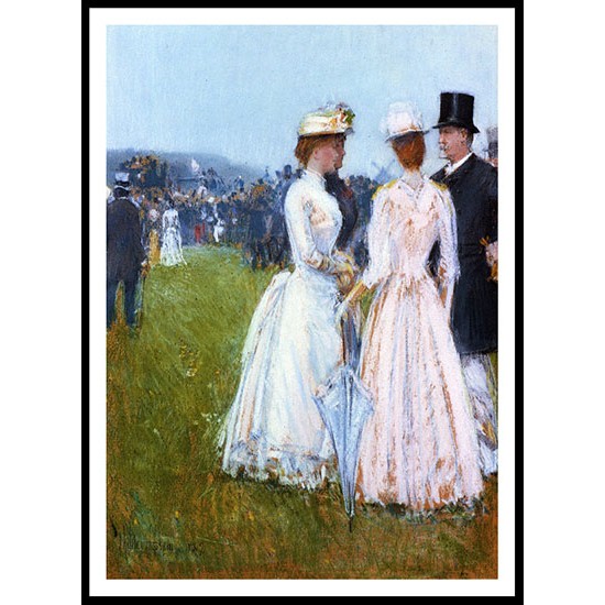 At the Grand Prix in Paris 1887, A New Print Of a Frederick Childe Hassam Painting