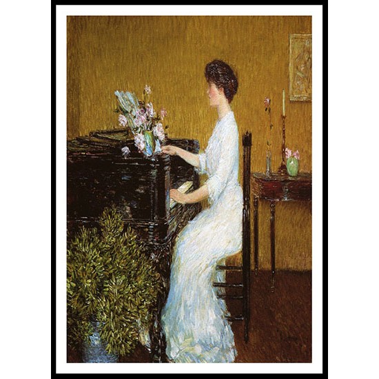 At the Piano 1908, A New Print Of a Frederick Childe Hassam Painting