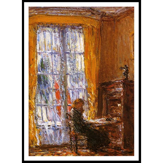 At the Writing Desk 1910, A New Print Of a Frederick Childe Hassam Painting