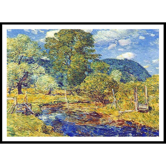 Bedford Hills 1908, A New Print Of a Frederick Childe Hassam Painting