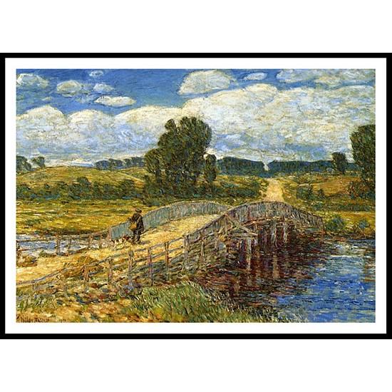 Bridge at Old Lyme 1908, A New Print Of a Frederick Childe Hassam Painting