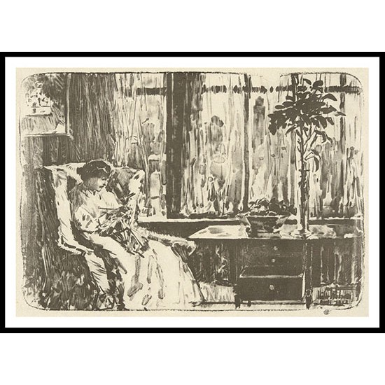 Broad Curtain 1918, A New Print Of a Frederick Childe Hassam Painting