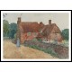 Broadstairs Cottage 1890, A New Print Of a Frederick Childe Hassam Painting