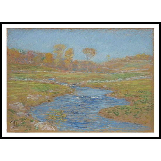 Brook Back of New Canaan 1902, A New Print Of a Frederick Childe Hassam Painting