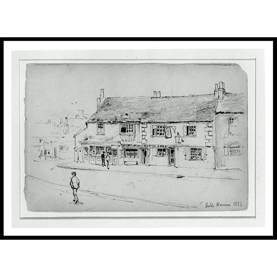 Burlington Arms   Part of Bar Room in Cheswick England 1883, A New Print Of a Frederick Childe Hassam Painting