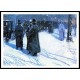 Cab Stand at Night Madison Square New York 1891, A New Print Of a Frederick Childe Hassam Painting