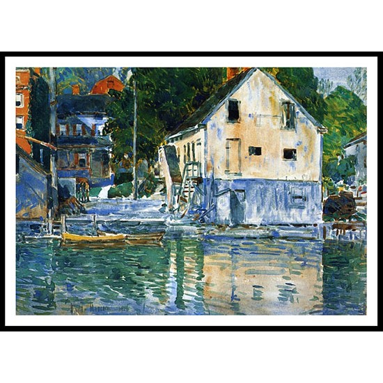 Casa Eby Cos Cob 1906, A New Print Of a Frederick Childe Hassam Painting