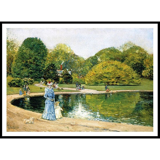 Central Park 1892, A New Print Of a Frederick Childe Hassam Painting