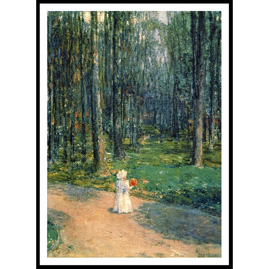 Central Park 1906, A New Print Of a Frederick Childe Hassam Painting