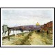 Charles River and Beacon Hill 1890 92, A New Print Of a Frederick Childe Hassam Painting