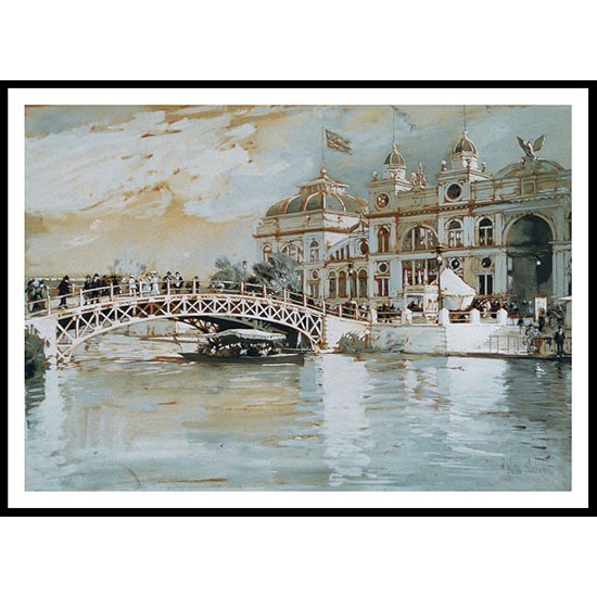 Columbian Exposition Chicago 1892, A New Print Of a Frederick Childe Hassam Painting