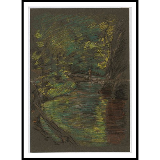 Connecticut Trout Stream 1903, A New Print Of a Frederick Childe Hassam Painting