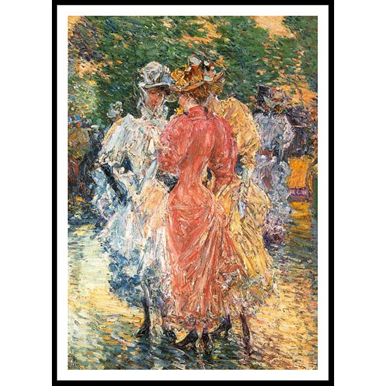 Conversation on the Avenue 1892, A New Print Of a Frederick Childe Hassam Painting