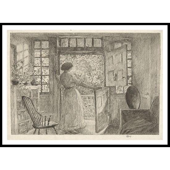 Dutch Door, A New Print Of a Frederick Childe Hassam Painting