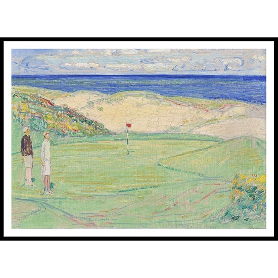 East Course Maidstone Club 1926, A New Print Of a Frederick Childe Hassam Painting East Course Maidstone Club 1926, A New Print Of a Frederick Childe Hassam Painting