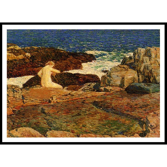 East Headland Pool 1912, A New Print Of a Frederick Childe Hassam Painting