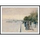 Esplanade Dunkerque (The Beach at Dunkirk) 1893, A New Print Of a Frederick Childe Hassam Painting