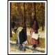 Evening Champs Elysees (aka Pres du Louvre) 1898, A New Print Of a Frederick Childe Hassam Painting