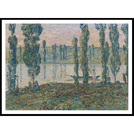 Evening on the River 1902, A New Print Of a Frederick Childe Hassam Painting