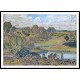 Extensive Landscape with River 1917, A New Print Of a Frederick Childe Hassam Painting