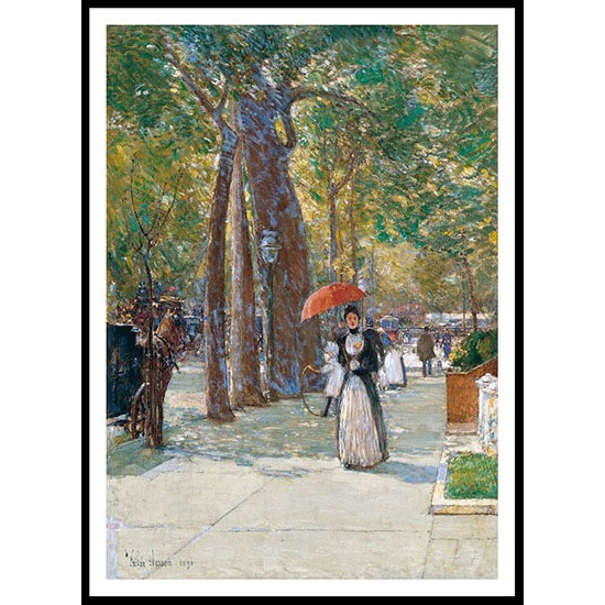 Fifth Avenue at Washington Square New York 1891, A New Print Of a Frederick Childe Hassam Painting