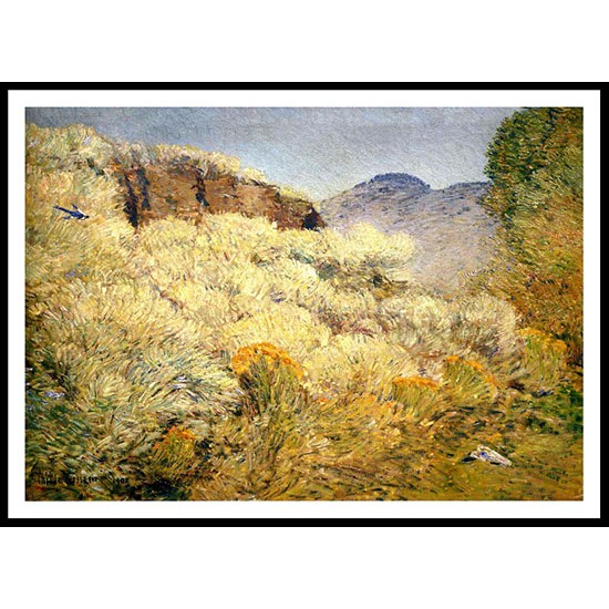 Harney Desert 1908, A New Print Of a Frederick Childe Hassam Painting