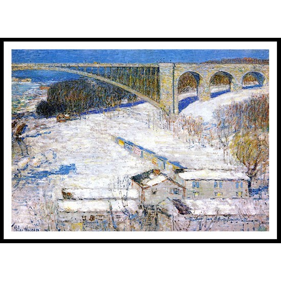 High Bridge 1922, A New Print Of a Frederick Childe Hassam Painting