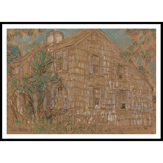 Home Sweet Home Cottage 1917, A New Print Of a Frederick Childe Hassam Painting