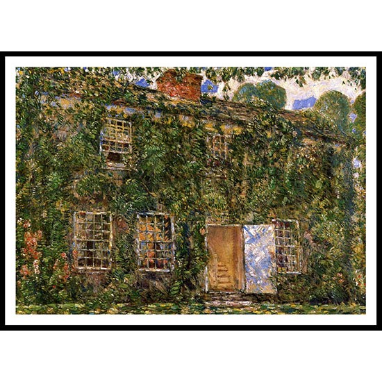 Home Sweet Home Cottage East Hampton 1916, A New Print Of a Frederick Childe Hassam Painting