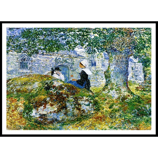 In Brittany Bay 1887, A New Print Of a Frederick Childe Hassam Painting