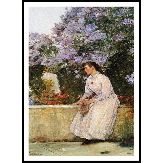 In the Garden 1888 89, A New Print Of a Frederick Childe Hassam Painting