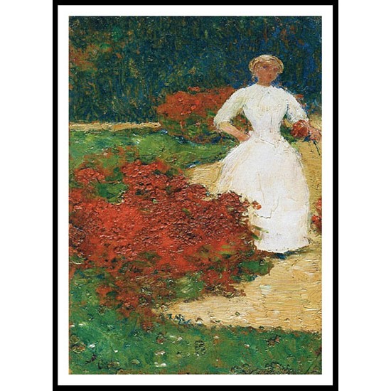 In the Luxembourg Gardens 1888, A New Print Of a Frederick Childe Hassam Painting