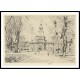 Independence Hall Philadelphia 1926, A New Print Of a Frederick Childe Hassam Painting