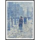 Kitty Walking in Snow 1918, A New Print Of a Frederick Childe Hassam Painting