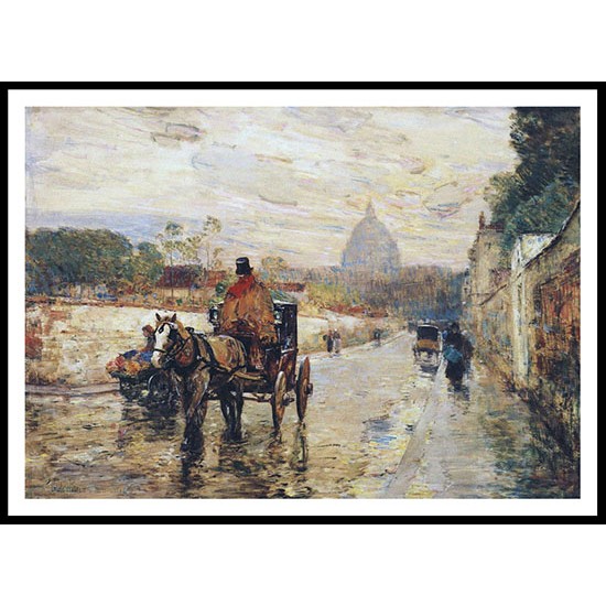 La Val de Grace Spring Morning 1888, A New Print Of a Frederick Childe Hassam Painting