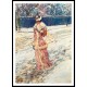 Lady in Pink 1890, A New Print Of a Frederick Childe Hassam Painting