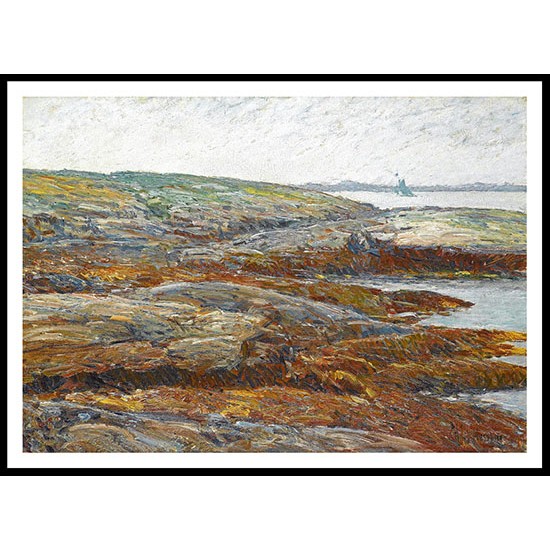 Land's End Coast of Maine 1900, A New Print Of a Frederick Childe Hassam Painting