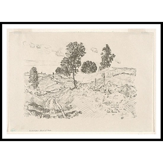 Landscape of Land of Nod 1913, A New Print Of a Frederick Childe Hassam Painting