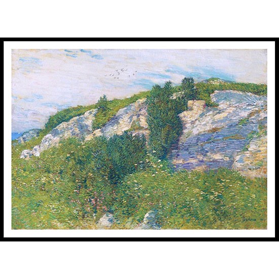 Ledges and Bay Appledore 1906, A New Print Of a Frederick Childe Hassam Painting