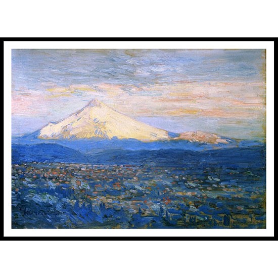 Mount Hood 1908, A New Print Of a Frederick Childe Hassam Painting